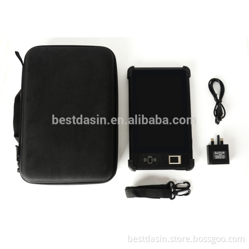 8" dual os ip65 rugged tablet pc with quality Germany imported rubber cover shell